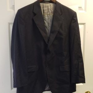 Bachrach Mens Suit Jacket Pinstripe